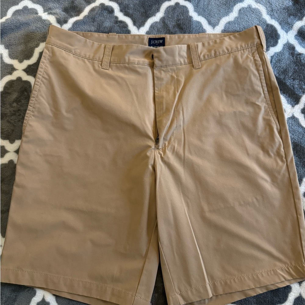 J. Crew Men's Khaki Flat Front Shorts